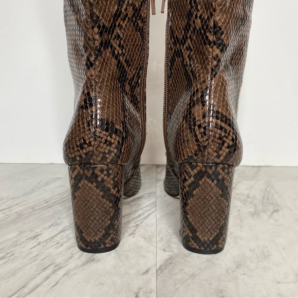 New! 14th & Union Jarden Snake Print Knee High Boot 5.5 - Picture 4 of 12